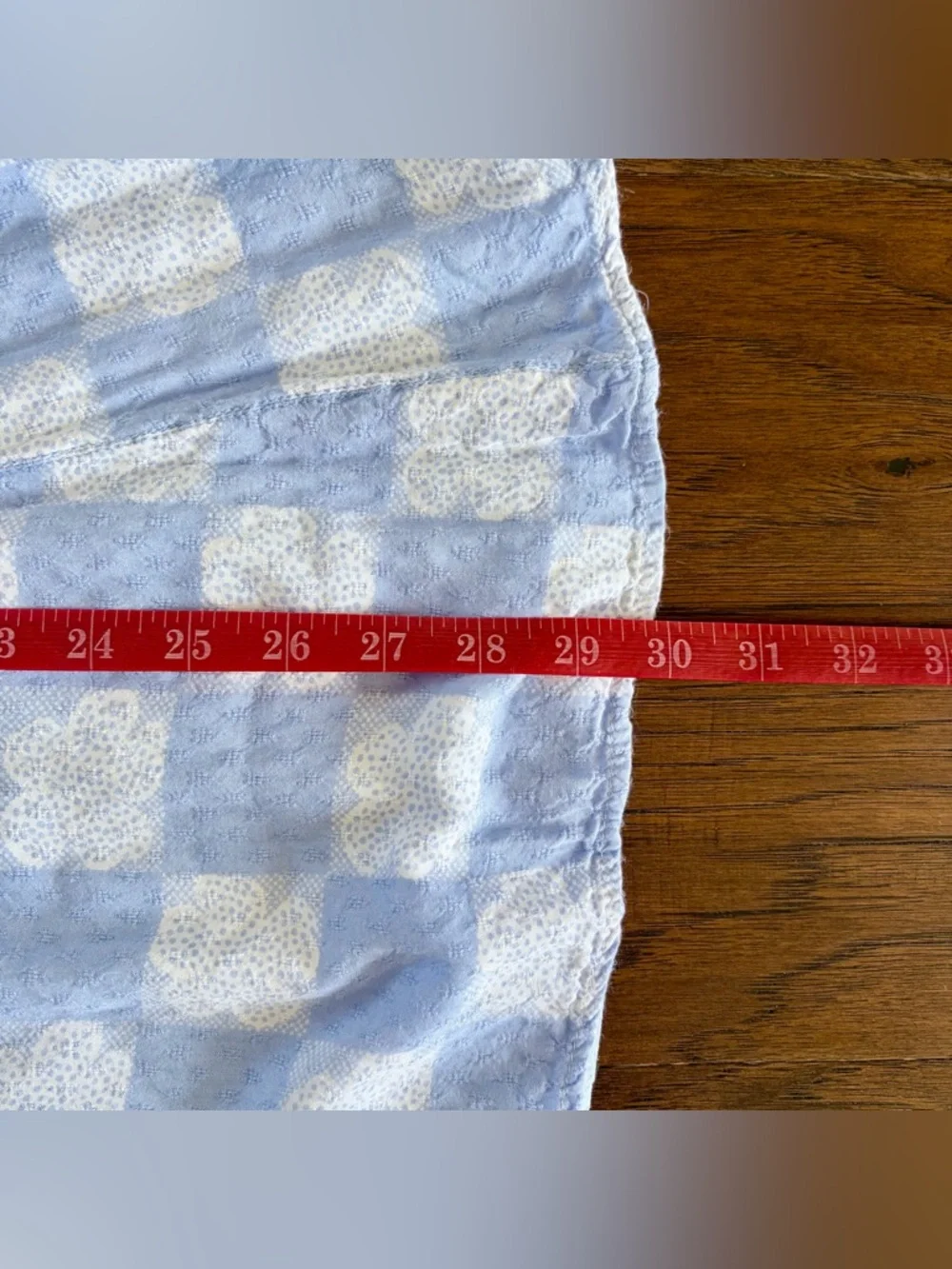 Urban Outfitters Collared Blue Checkered Mini Dress — Size Small - Picture 8 of 10